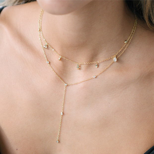 Afterglow Lariat Necklace